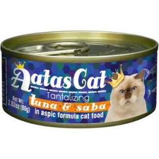 Aatas Cat Tantalizing Tuna & Saba in Aspic Cat Wet Food 80g