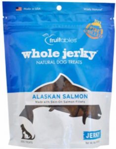 Fruitables Whole Jerky Dog Bites Alaskan Salmon