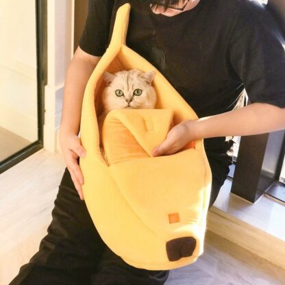 Auskie Banana Cave Pet Bed - Image 14