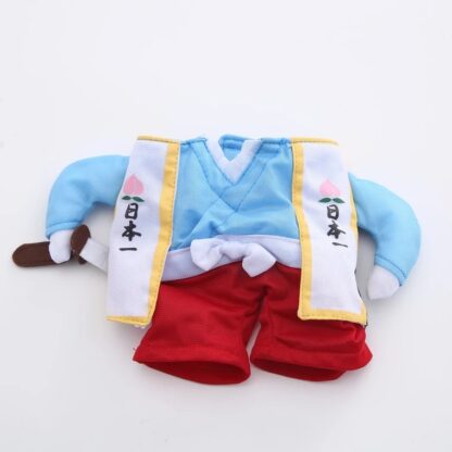 Auskie Momotaro Japanese Samurai Pet Costume - Image 4