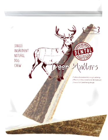 Absolute Bites Half Deer Antlers Dental Chew (3 Sizes)
