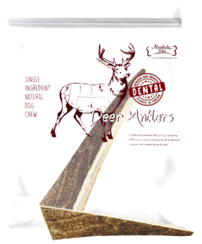 Absolute Bites Half Deer Antlers Dental Chew (3 Sizes) - Image 3