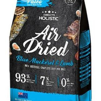 Absolute Holistic Air Dried Blue Mackerel & Lamb Dog Food (1kg)
