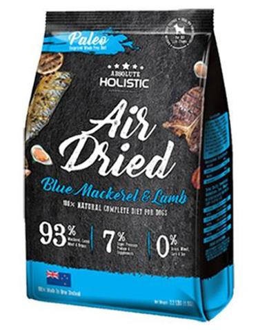 Absolute Holistic Air Dried Blue Mackerel & Lamb Dog Food (1kg)