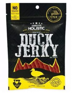 Absolute Holistic Grain Free Duck Loin Strip Dog Treats 100g