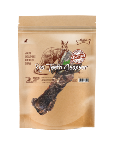 Absolute Bites Air Dried Roo Teeth Cleanser Dog Treats (1pc)