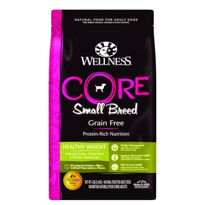 Wellness CORE Grain Free Dry Dog Food - Small Breed Healthy Weight (2 sizes)