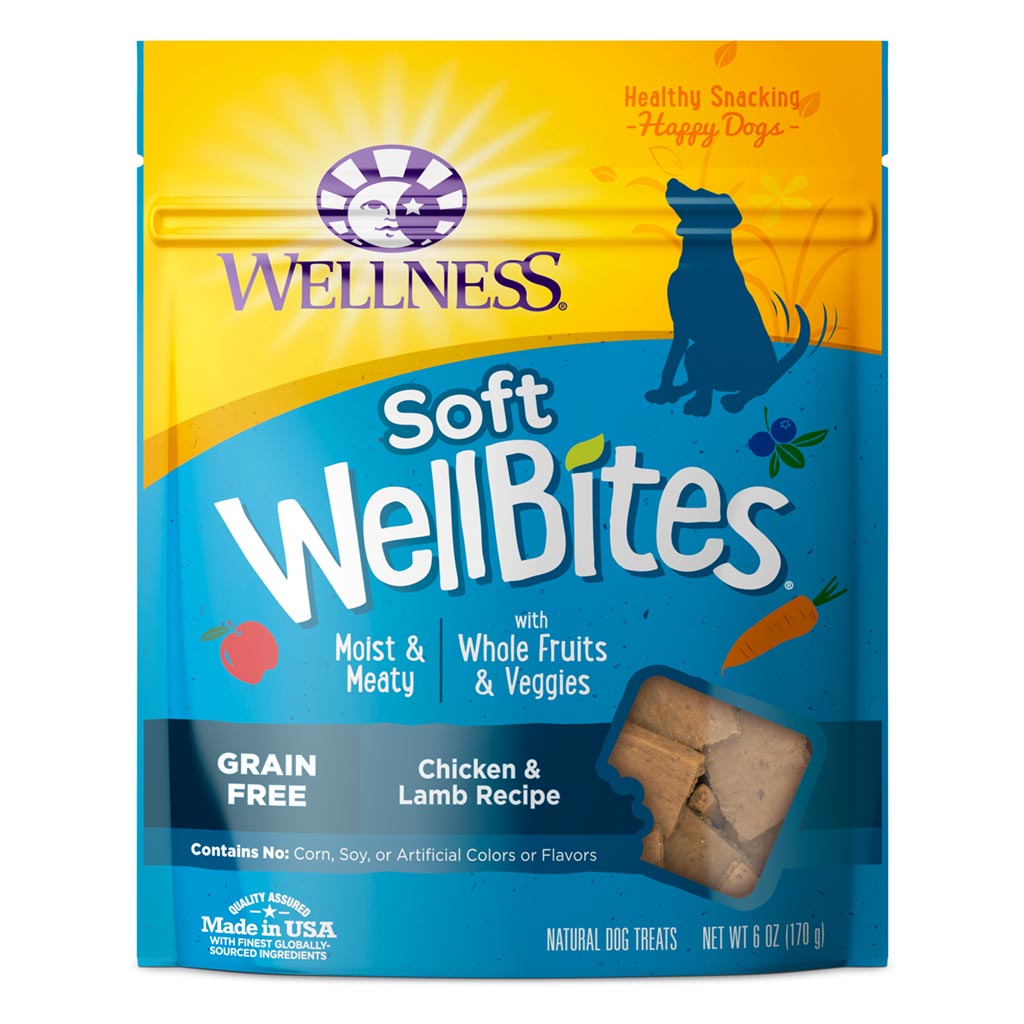 Wellness Soft WellBites Dog Treats - Chicken & Lamb (6oz)