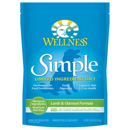 Wellness Simple Limited Ingredient Dry Dog Food - Lamb Oatmeal (2 sizes)