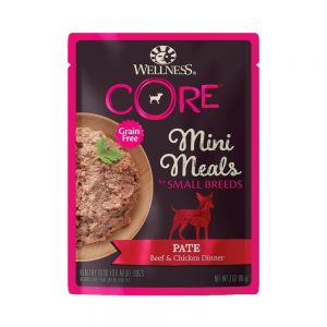 Wellness CORE Small Breed Mini Meals Wet Canned Dog Food – Pate Beef & Chicken Dinner 85g