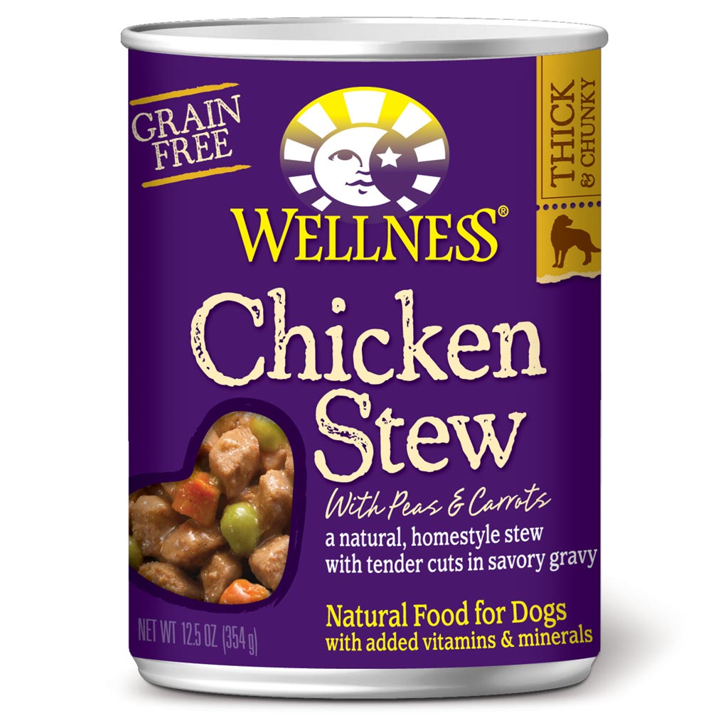 Wellness Stew Canned Dog Food - Chicken Stew 354g (12/24 cans)
