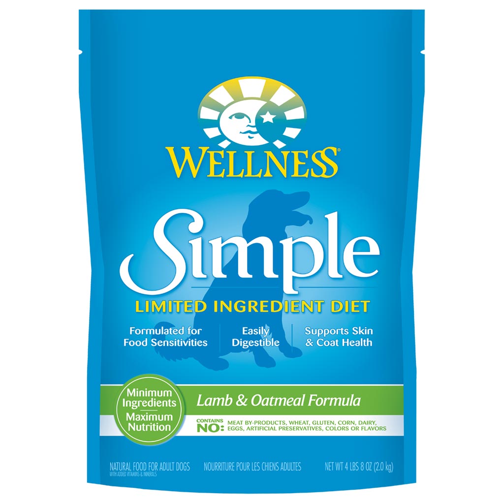 Wellness Simple Limited Ingredient Dry Dog Food - Lamb Oatmeal (2 sizes)