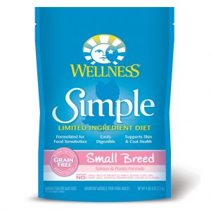 Wellness Simple Limited Ingredient Dry Dog Food – Small Breed Salmon & Potato (2kg)