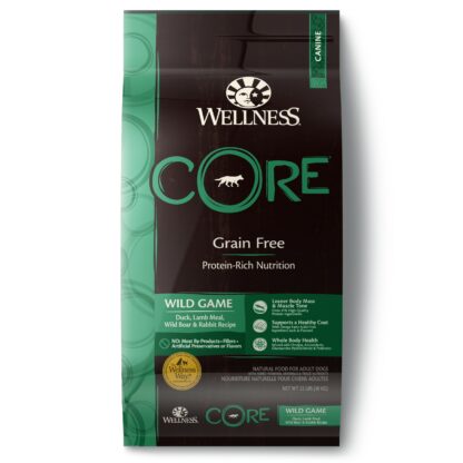 Wellness CORE Grain Free Dry Dog Food - Wild Game (3 sizes)