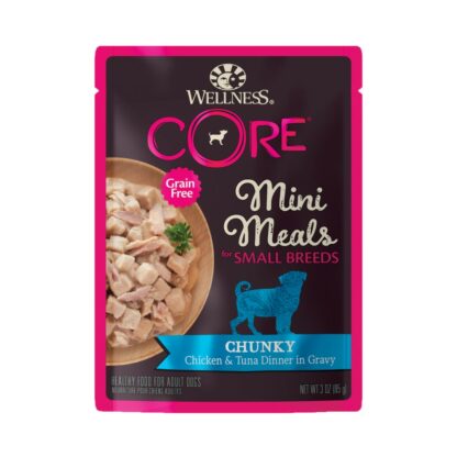 Wellness CORE Small Breed Mini Meals Wet Canned Dog Food - Chunky Chicken & Tuna 85g