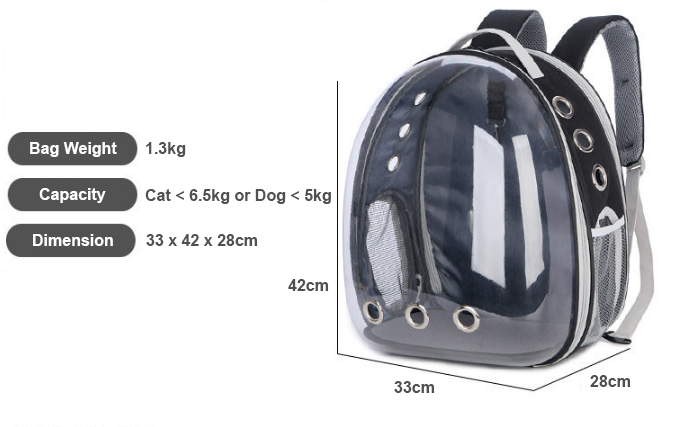 Auskie Expandable Space Capsule Pet Backpack Carrier - Image 13
