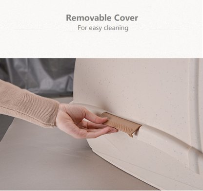 Auskie EasyFlip Covered Cat Litter Box - Image 9