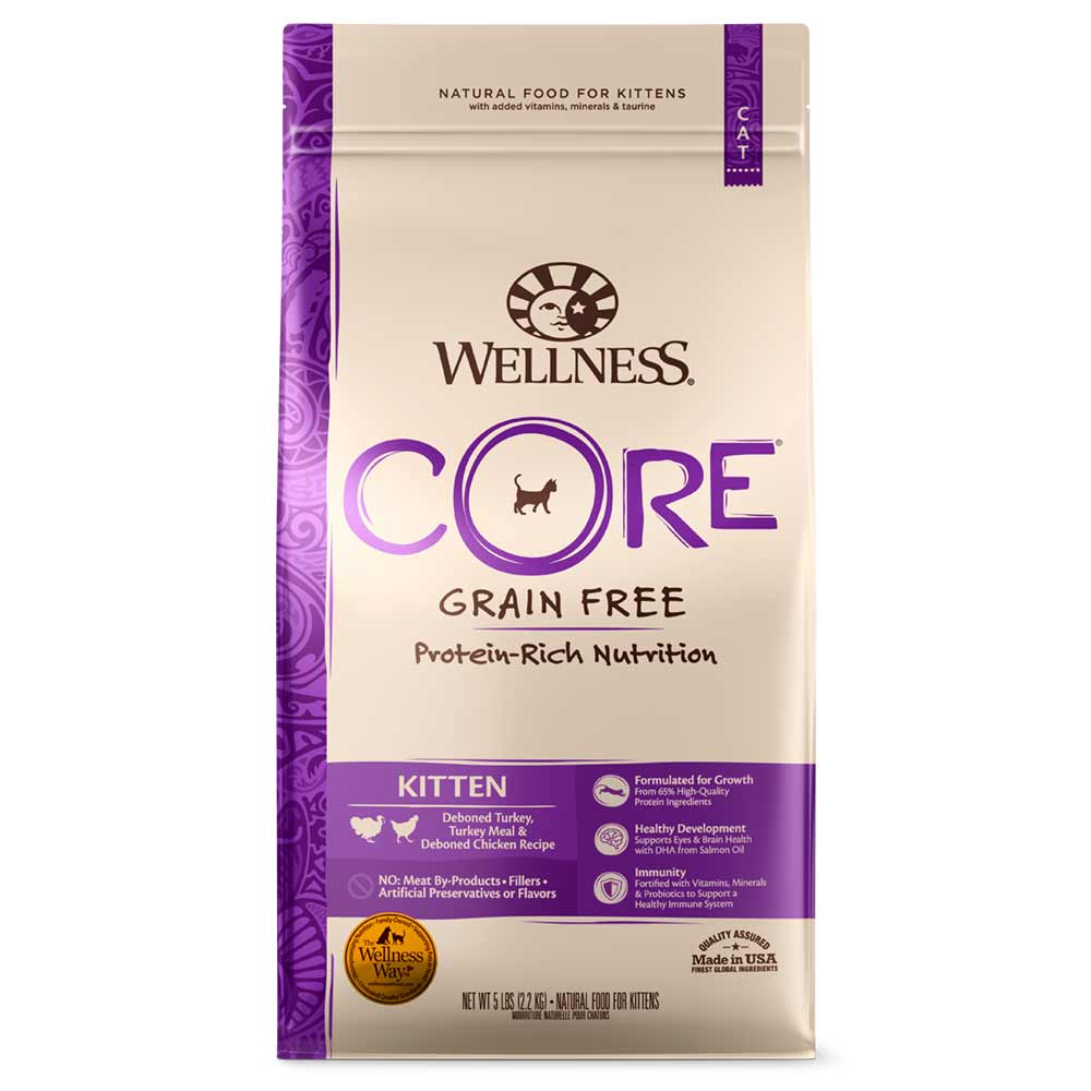 Wellness CORE Grain Free Dry Cat food - Kitten (2 sizes)