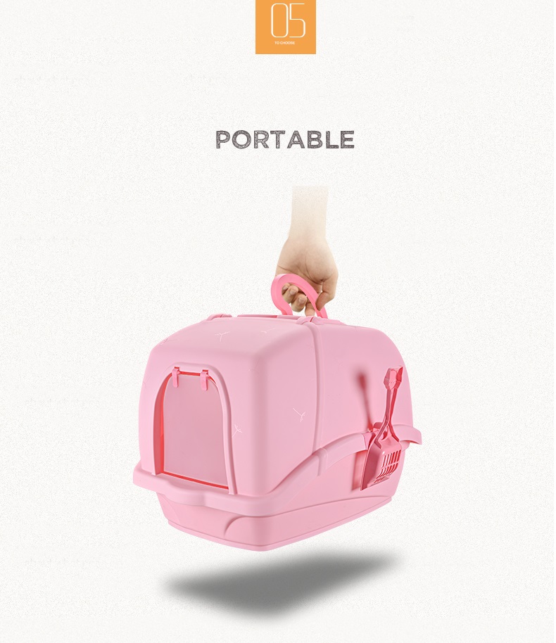 Auskie EasyFlip Covered Cat Litter Box - Image 11