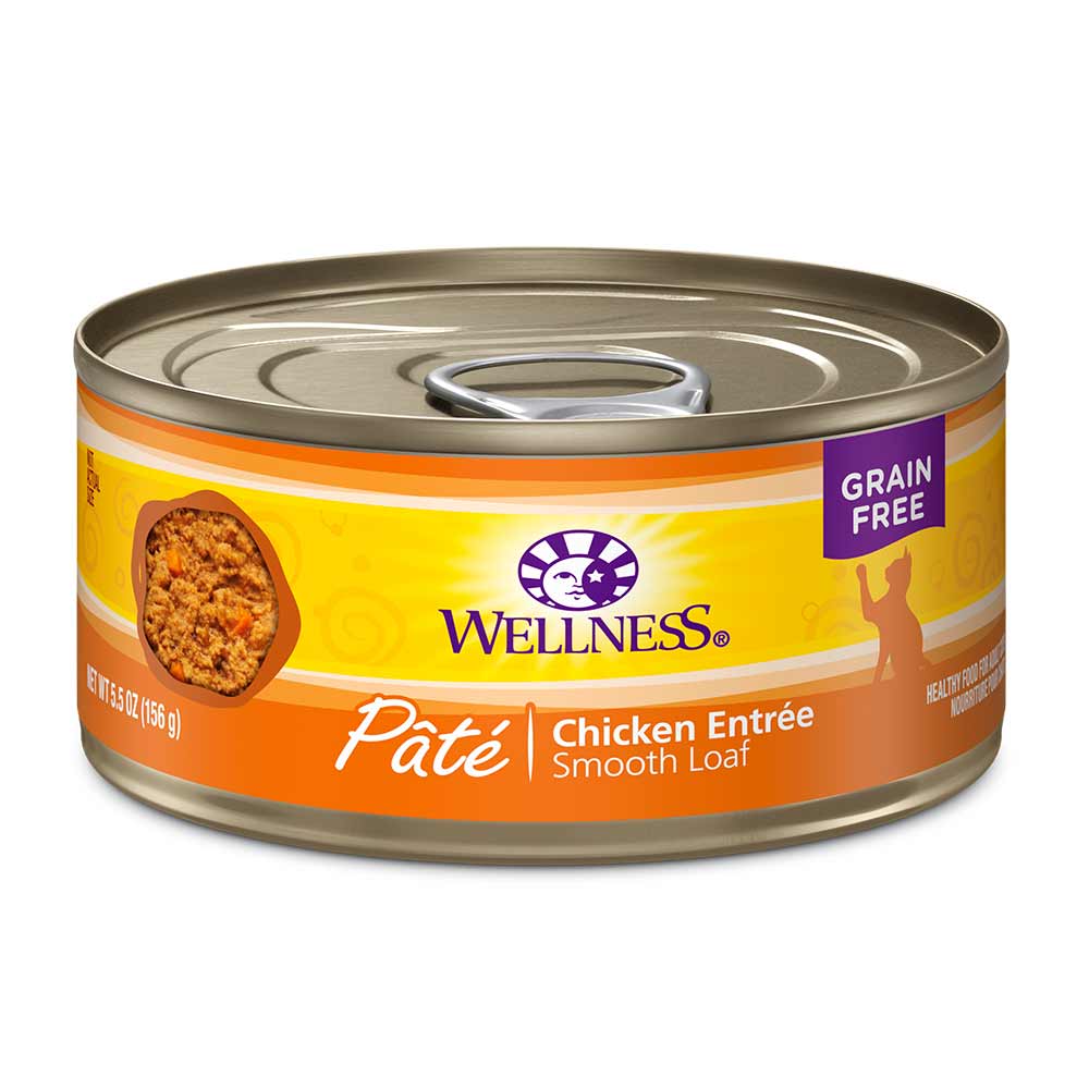 Wellness Complete Health Chicken Pâté Canned Cat Food 156g (Can/Carton)