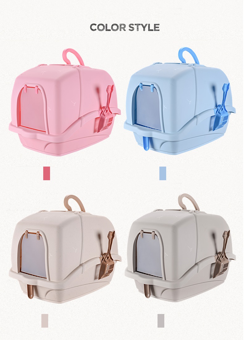 Auskie EasyFlip Covered Cat Litter Box - Image 5