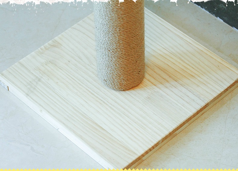 Auskie Floor-to-Ceiling Cat Tree Scratch Pole Cat Pillar Condo - Image 13