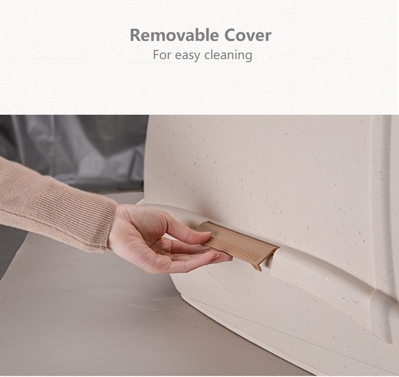 Auskie EasyFlip Covered Cat Litter Box - Image 9