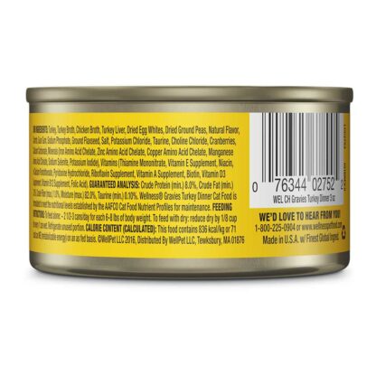 Wellness Complete Health Gravies Turkey Canned Cat Food 85g (Can/Carton) - Image 2