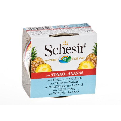 Schesir Tuna with Pineapple Canned in Fruits Cat Food (75G)