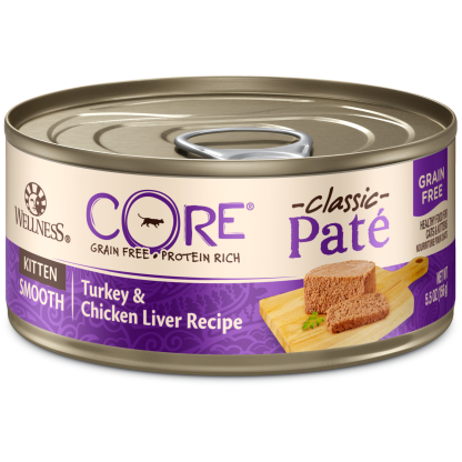 Wellness Core Pâté Turkey & Chicken Canned Cat Food for Kitten 156g