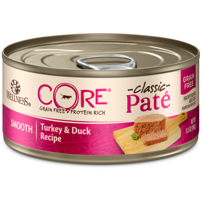 Wellness Core Pâté Turkey & Duck Canned Cat Food156g