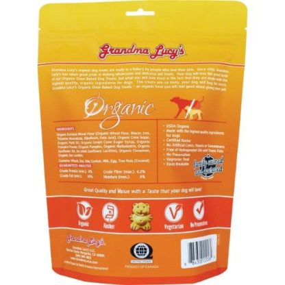 Grandma Lucy’s Organic Oven-Baked Pumpkin Dog Treats 14oz - Image 2