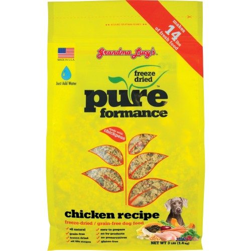 Grandma Lucy’s Pureformance Chicken Recipe Grain-Free Freeze-Dried Dog Food