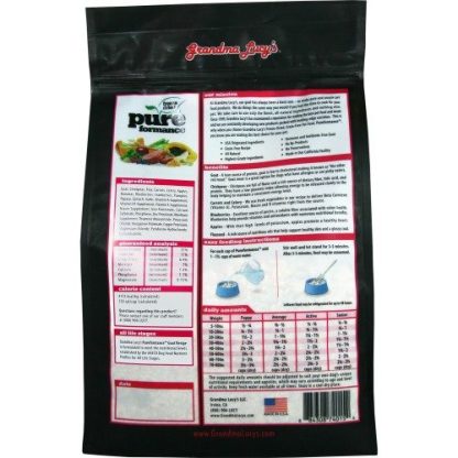 Grandma Lucy’s Pureformance Goat Recipe Grain-Free Freeze-Dried Dog Food 3lb - Image 2