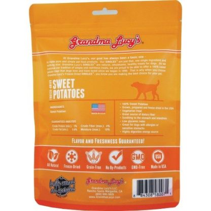Grandma Lucy’s Singles Freeze-Dried Sweet Potato Treats 2oz - Image 2