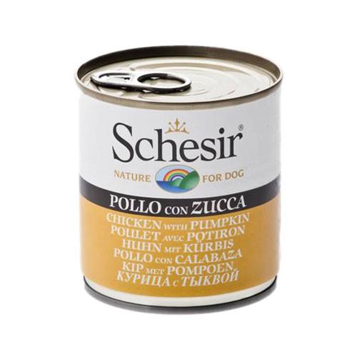 Schesir Chicken with Pumpkin Canned Dog Food (285G)