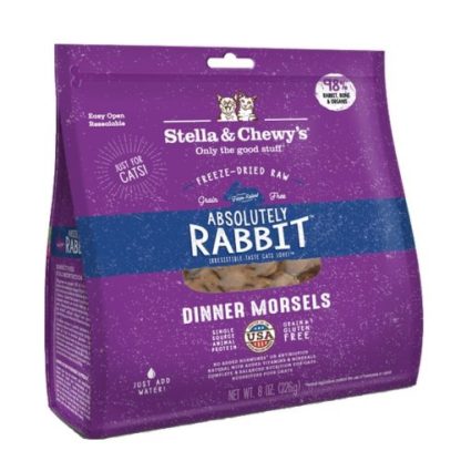 Stella & Chewy's Absolutely Rabbit Dinner Morsels Freeze-Dried Cat Food