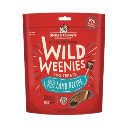 Stella & Chewy's Wild Weenies Freeze Dried Dog Treat (Grass-Fed Lamb Recipe)