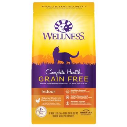 Wellness Complete Health Grain-Free Indoor Deboned Chicken & Chicken Meal Dry Cat Food