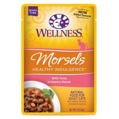 Wellness Healthy Indulgence Morsels Tuna Wet Cat Food 3oz