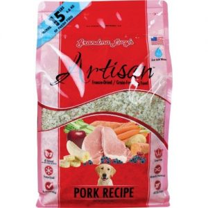 Grandma Lucy’s Artisan Pork Recipe Grain-Free Freeze-Dried Dog Food