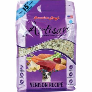Grandma Lucy’s Artisan Venison Recipe Grain-Free Freeze-Dried Dog Food 3lb