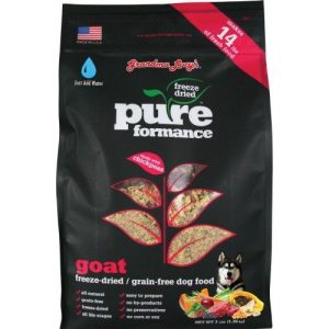 Grandma Lucy’s Pureformance Goat Recipe Grain-Free Freeze-Dried Dog Food 3lb