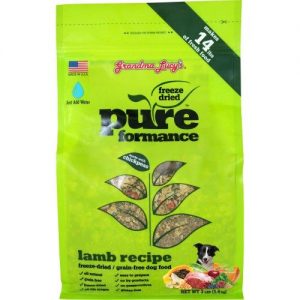 Grandma Lucy’s Pureformance Lamb Recipe Grain-Free Freeze-Dried Dog Food 3lb