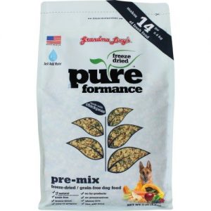 Grandma Lucy’s Pureformance Pre-Mix Grain-Free Freeze-Dried Dog Food 3lb