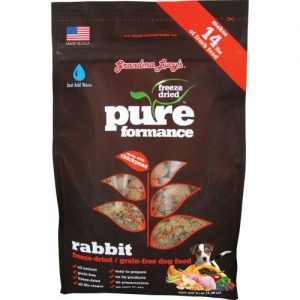 Grandma Lucy’s Pureformance Rabbit Recipe Grain-Free Freeze-Dried Dog Food 3lb