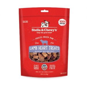 Stella & Chewy’s Freeze Dried Raw Lamb Heart Dog Treats