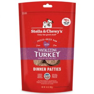 Stella & Chewy’s Tantalizing Turkey Dinner Patties Freeze-Dried Dog Food, 14oz