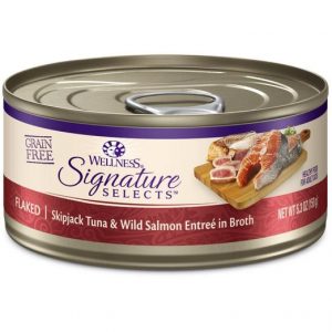 Wellness Core Signature Selects Flaked Tuna & Salmon Canned Cat Food, 150g