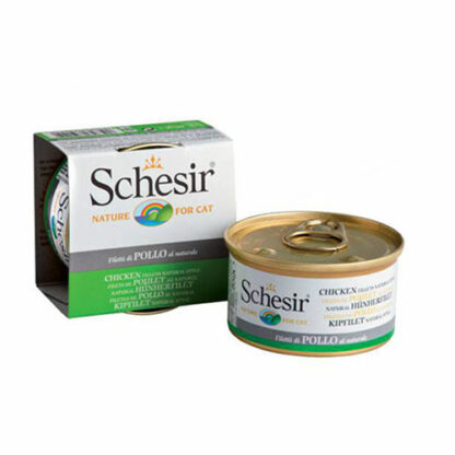 Schesir Chicken in Water Canned Cat Food 85g - Image 3